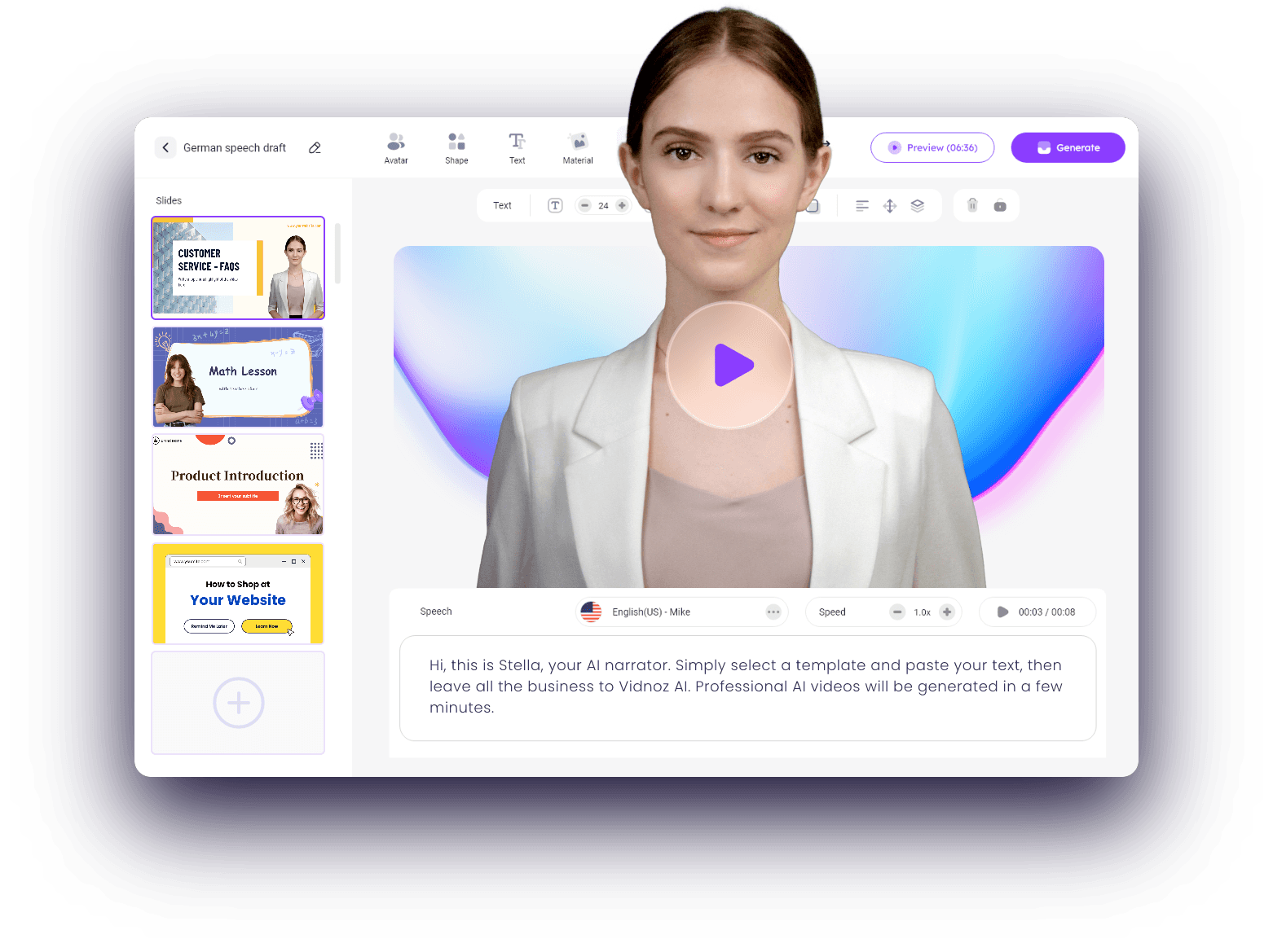 Ai Video generator AI tools category