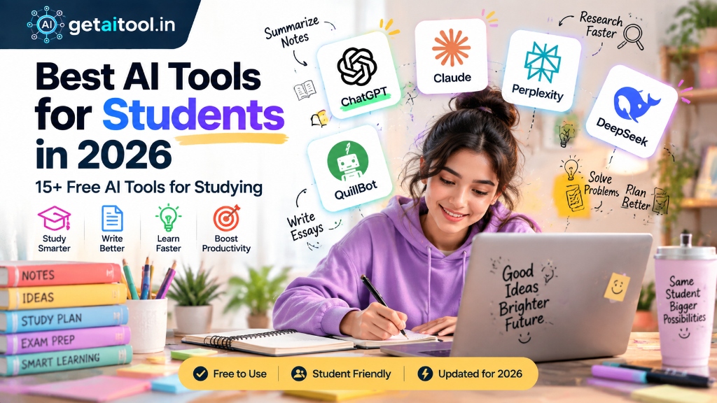 Best AI Tools for Students in 2026: 15+ Free AI Tools for Studying